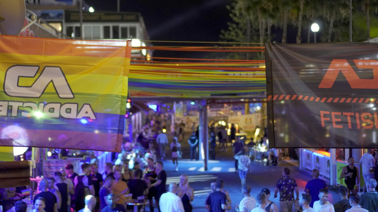 Nightlife at Yumbo, Gran Canaria, Canary Islands, Spain