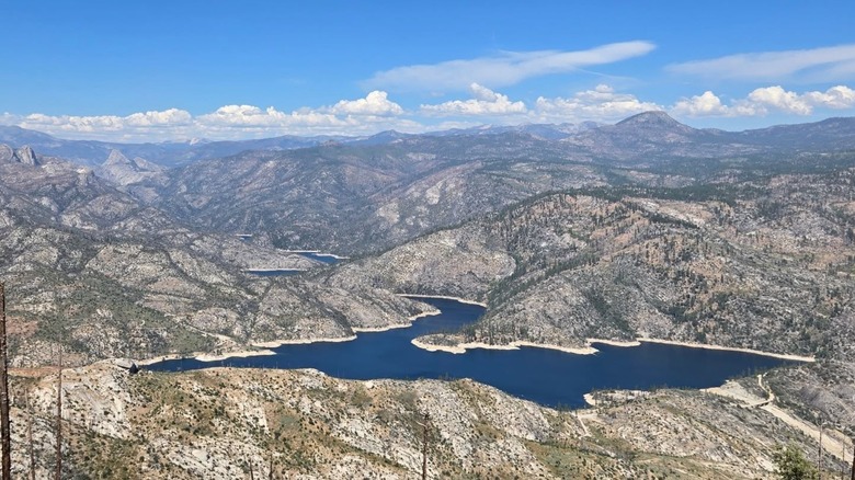 View of Mammoth Pool Reservoir in California