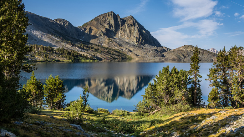 Duck Lake in the Eastern Sierras near Mammoth Lakes, California