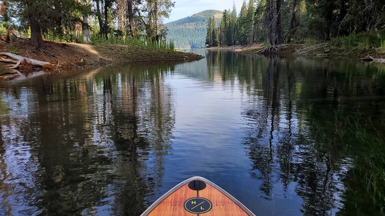 Kayaking at Little Grass Valley Reservoir