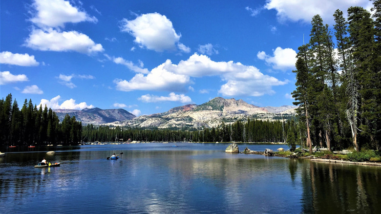 Wrights Lake, located in Eldorado National Forest, in California's Sierra Nevadas