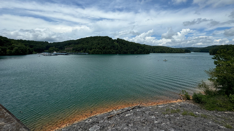 The dam inside Norris Dam State Park