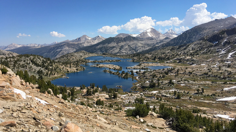 View from the John Muir Trail in Ansel Adams Wilderness