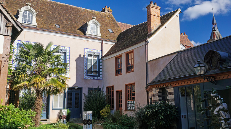 Outside the Marcel Proust Museum in Illiers-Combray, France