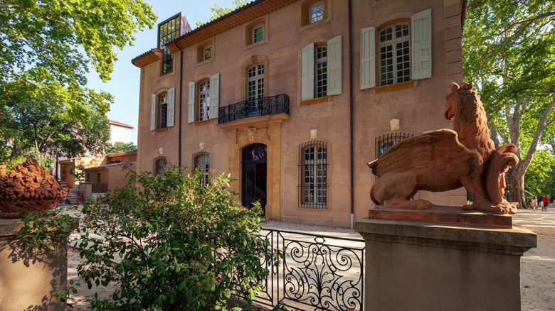 Paul Cezanne's old country house, the bastide Jas de Bouffan, Aix-en-Provence