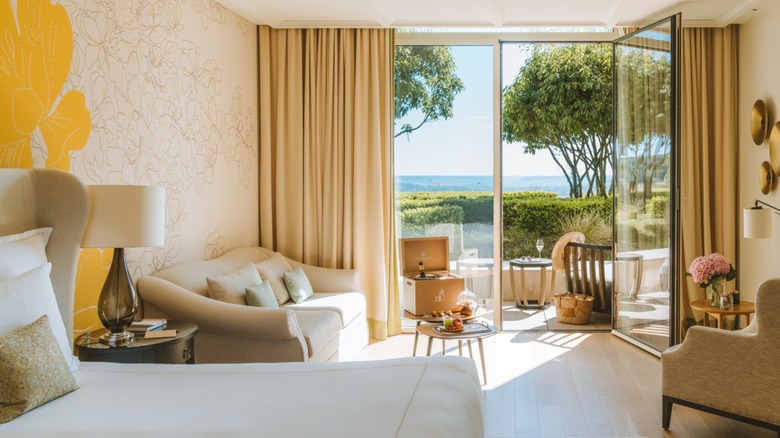Interior of the Champagne Junior Suite, one of the 47 rooms in the Royal Champagne Hotel & Spa