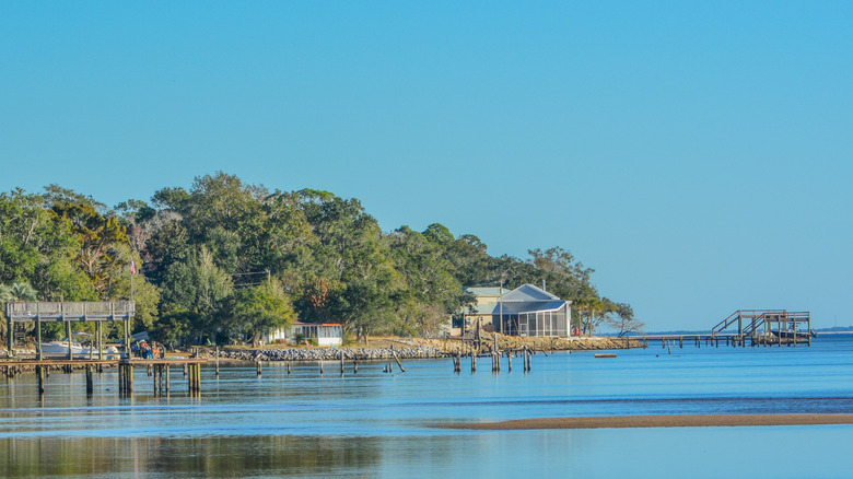 Shoreline in Freeport, Florida