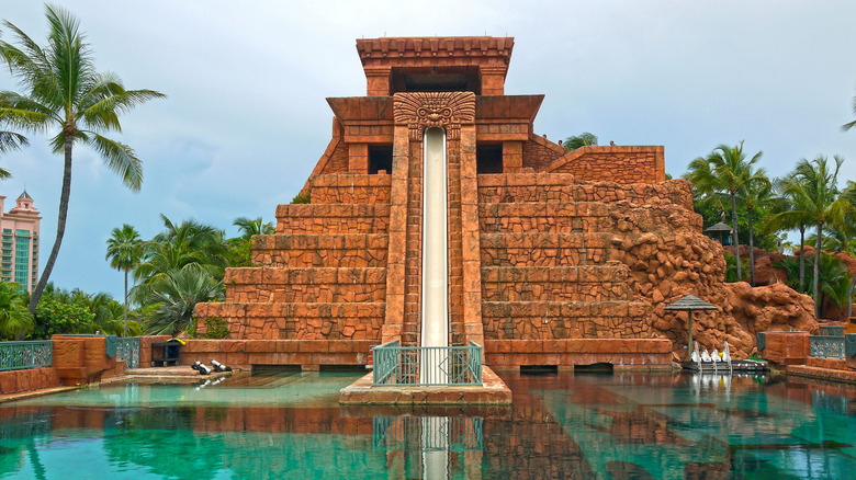 Mayan Temple at Aquaventure, Bahamas