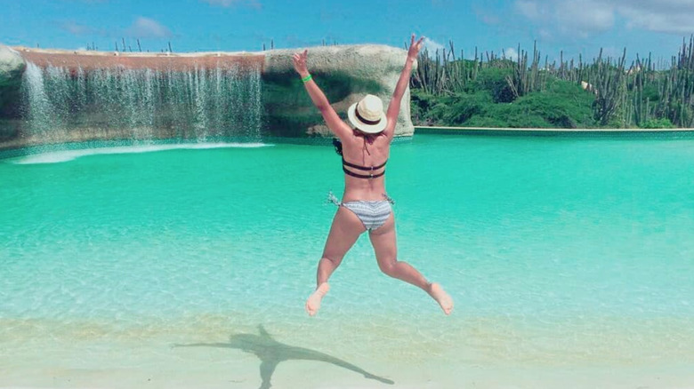 Aruba Water Park lagoon pool