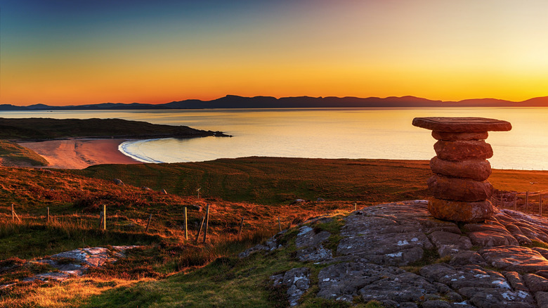 Sunset in Gairloch, Scotland