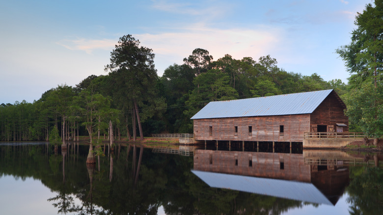 Historic Mill House in George L. Smith State Park.