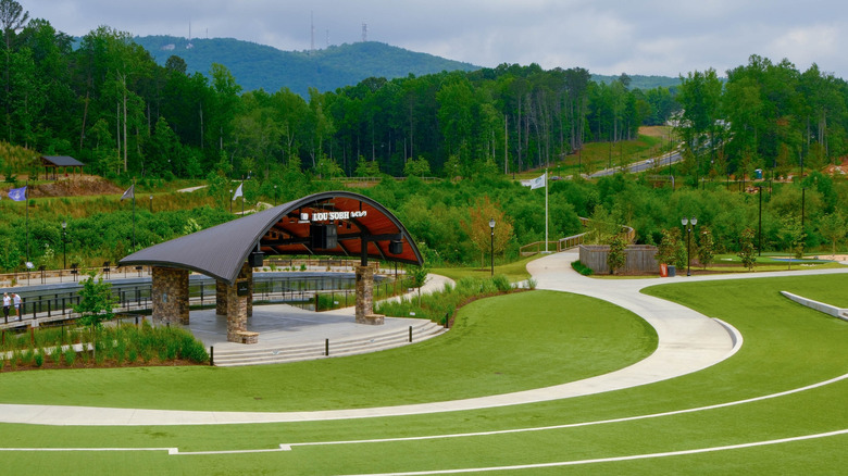 An outdoor amphitheater in Cumming