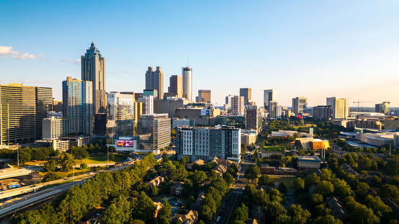 The Atlanta skyline