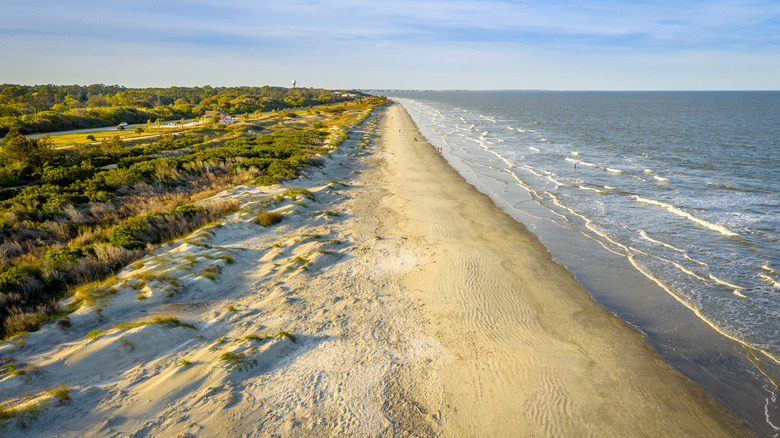 beach on Jekyll Island in the Golden Isles, Georgia