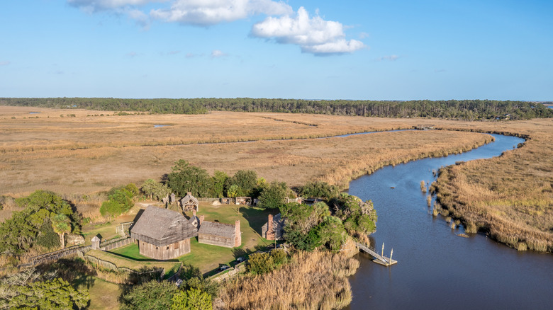 Fort King George Historic Site in Darien, Georgia