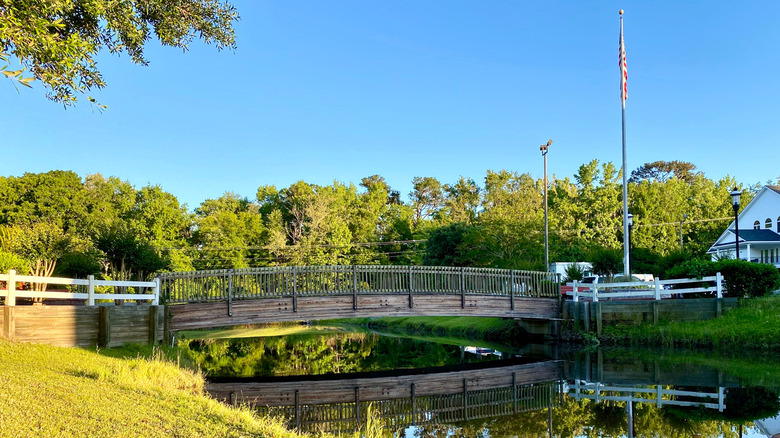 A bridge over the Ogeechee River in Richmond Hill, Georgia