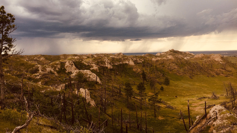 Beautiful scenery of Chadron State Park in Nebraska