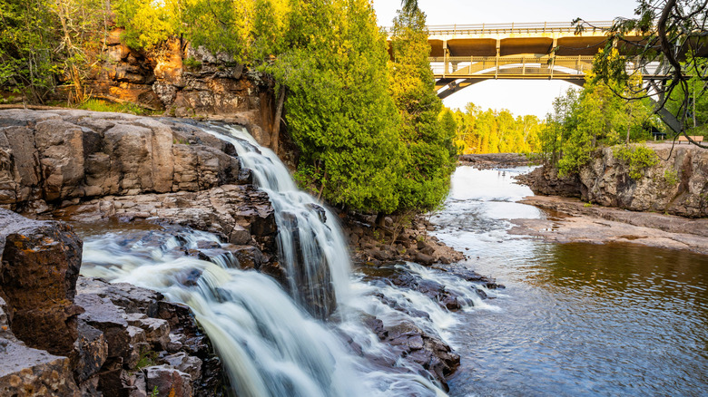 View of Gooseberry Falls State Park, Minnesota