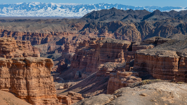 The Valley of Castles in Charyn Canyon State National Park, Kazakhstan