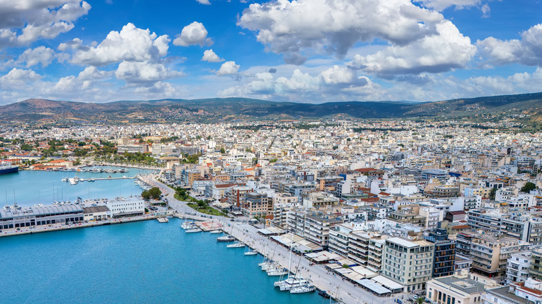 Aerial view of Volos, Greece