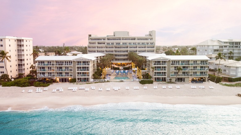 Aerial view of Edgewater Beach Hotel in Naples