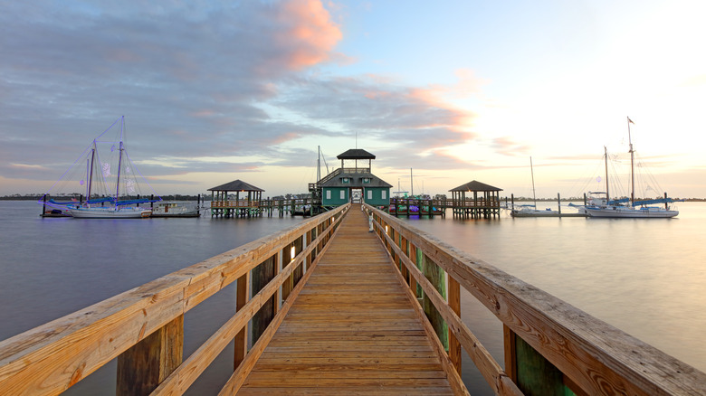 Bridge in the bay in Biloxi, MS