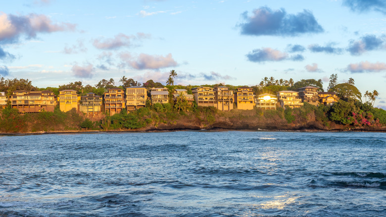 Kalapaki Bay near the eventual site of the Hale Hokuala Resort, Kauai