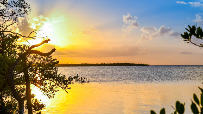 Sunset over Lake Monroe