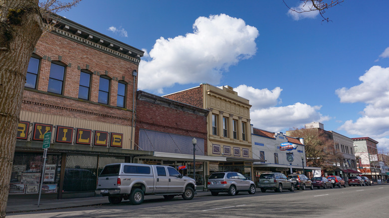 Street view of Centralia, Washington