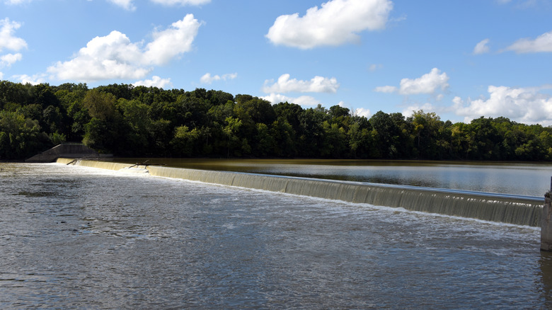 Independence dam at Independence Dam State Park in Ohio