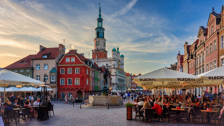 Poznań's Old Market Square in Poland