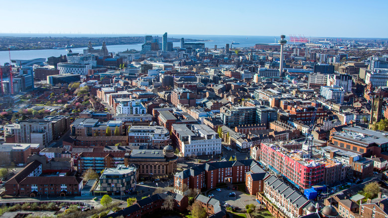 View of Liverpool from the cathedral tower