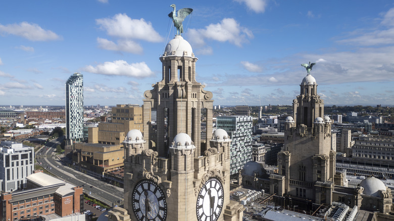Liver birds on Royal Liver Building, Liverpool