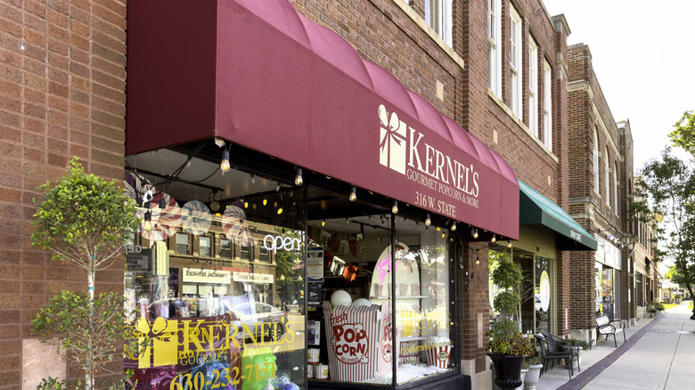 Shops in Geneva, a suburb of Chicago, Illinois