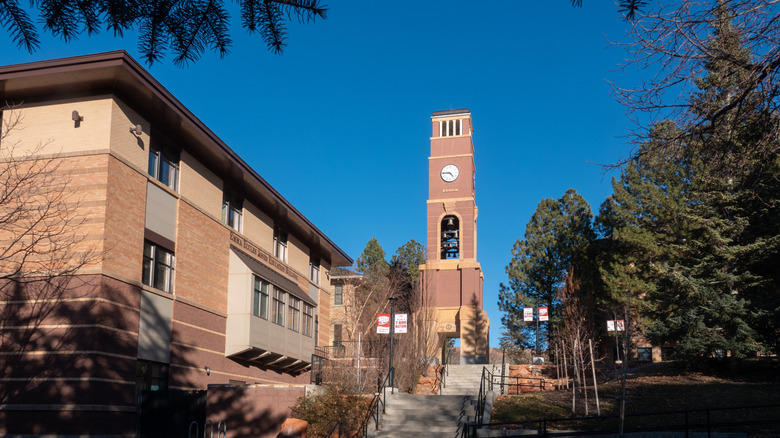 A building on Southern Utah University's campus in Cedar City