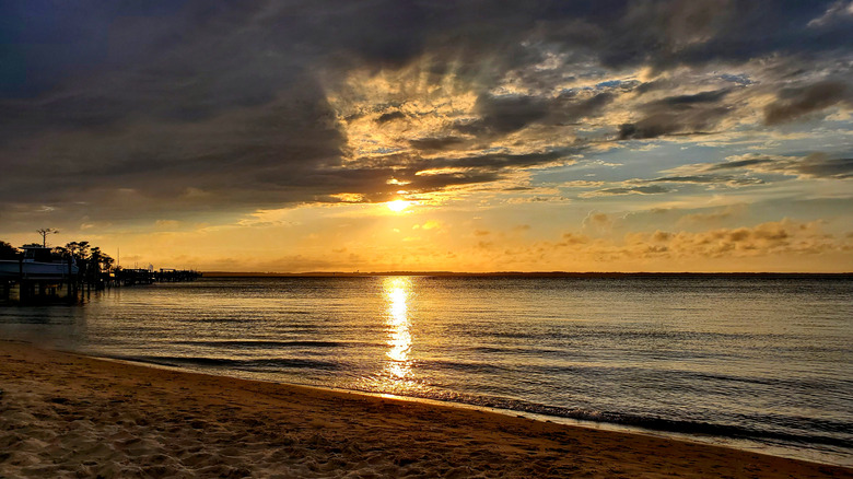 Sunset at Harkers Island, North Carolina
