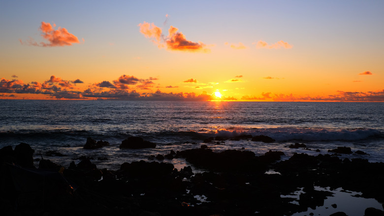 Sunset in Waianae, Hawaii
