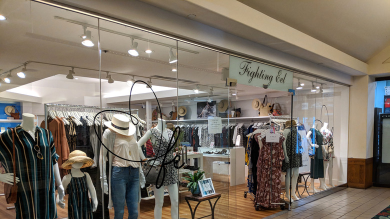 Clothing shop named Fighting Eel in Hawaii's Kahala Mall