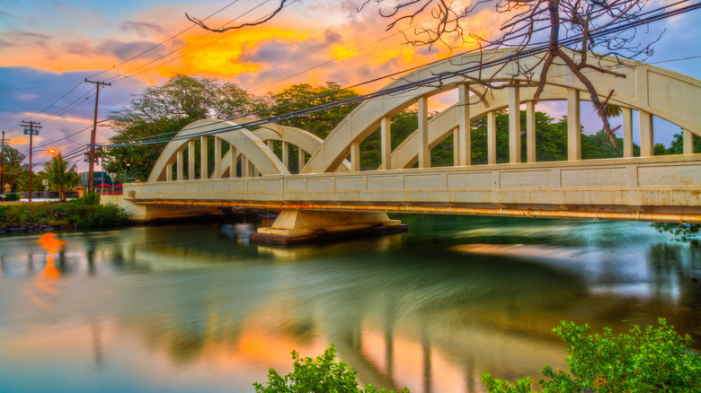 Rainbow Bridge at sunrise