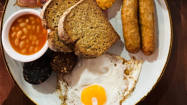 A full plated Irish breakfast