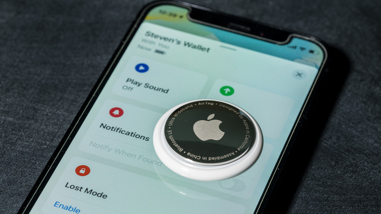 AirTag on iPhone