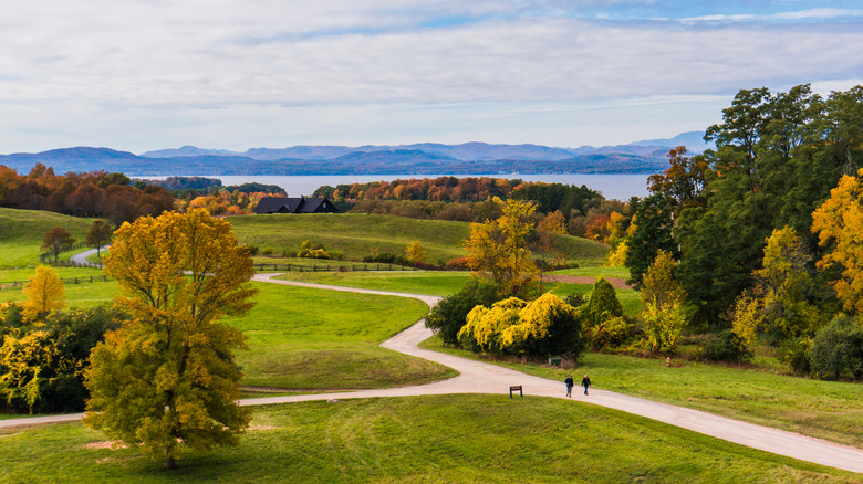 View of Lake Champlain from Shelburne Farms