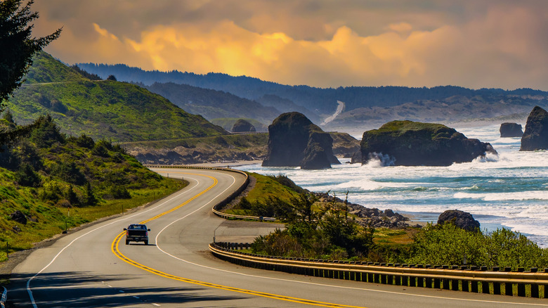 Highway 101 near Gold Beach