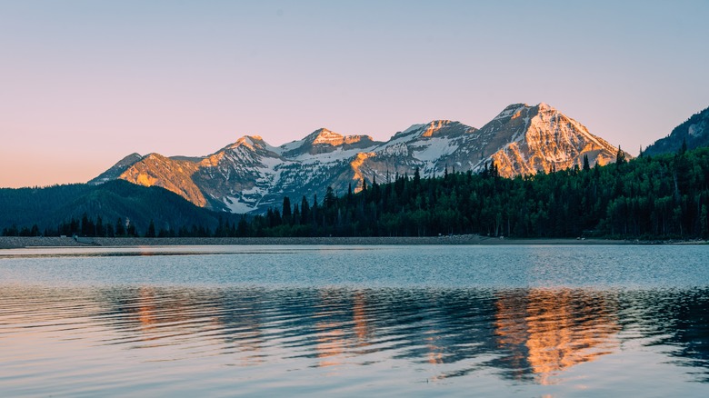 The view from the Silver Lake Flat Reservoir, Utah