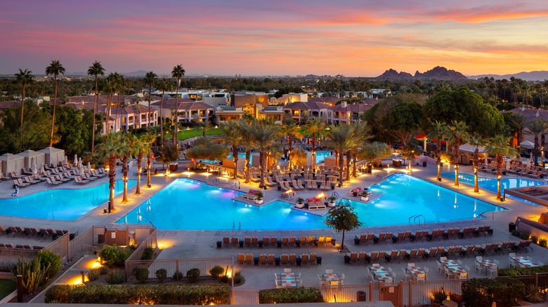 Pool complex at The Phoenician
