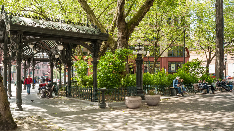 Pioneer Square in Seattle.