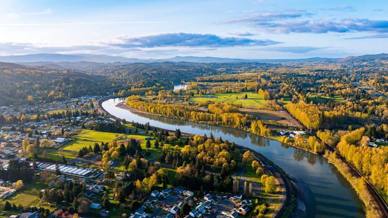 View of Mount St. Helens, Washington