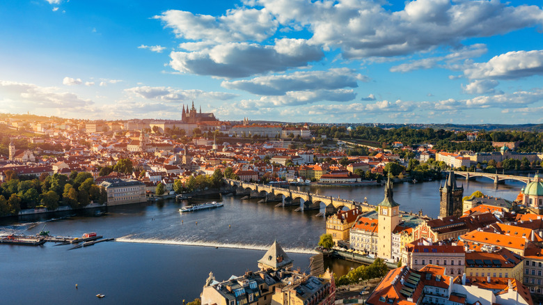 Scenic view of Prague