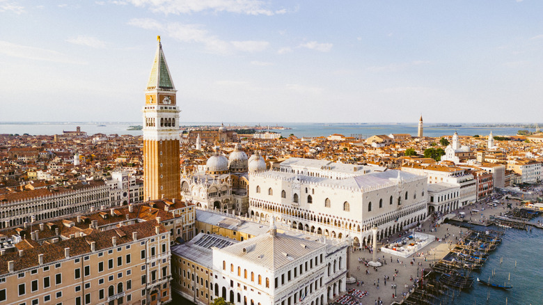 Birds Eye view of Venice