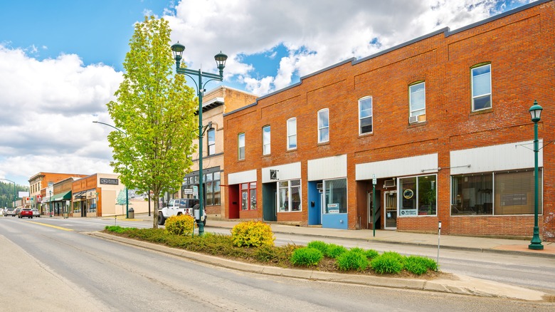 Historic downtown St. Maries, Idaho